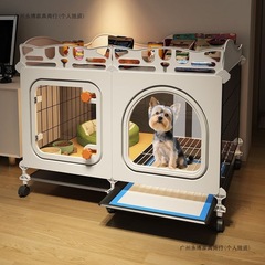 狗笼子带厕所一体小型犬专用一室一卫加固室内别墅泰迪博美宠物窝