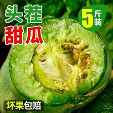 【一件代发】头茬山东绿宝石甜瓜新鲜水果香瓜当季小蜜瓜脆甜整箱