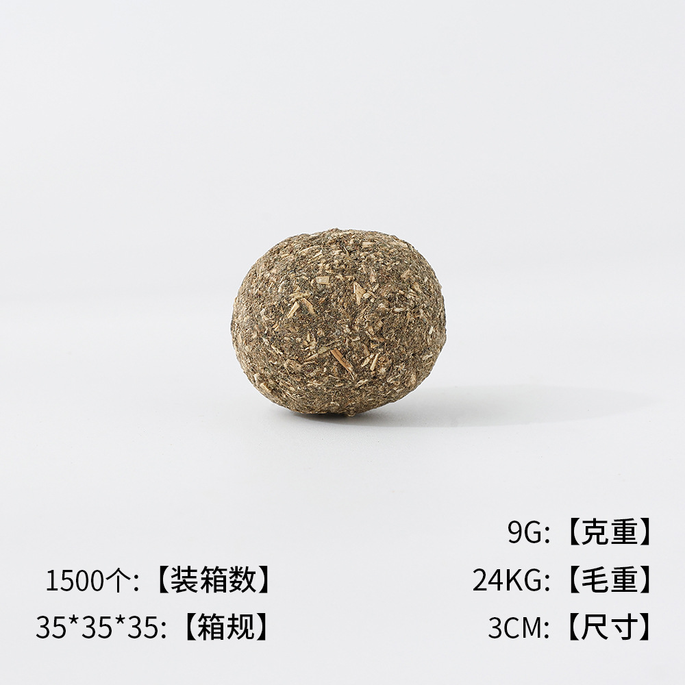 10cm gato menta bola molar juguetes gatos sonoros palo de gato auto-hi madera tibia palo molar artículos de mascotas al por mayor