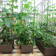 种植箱大号塑料花盆蔬菜长方形种室内花槽阳台花箱楼顶植物菜盆架