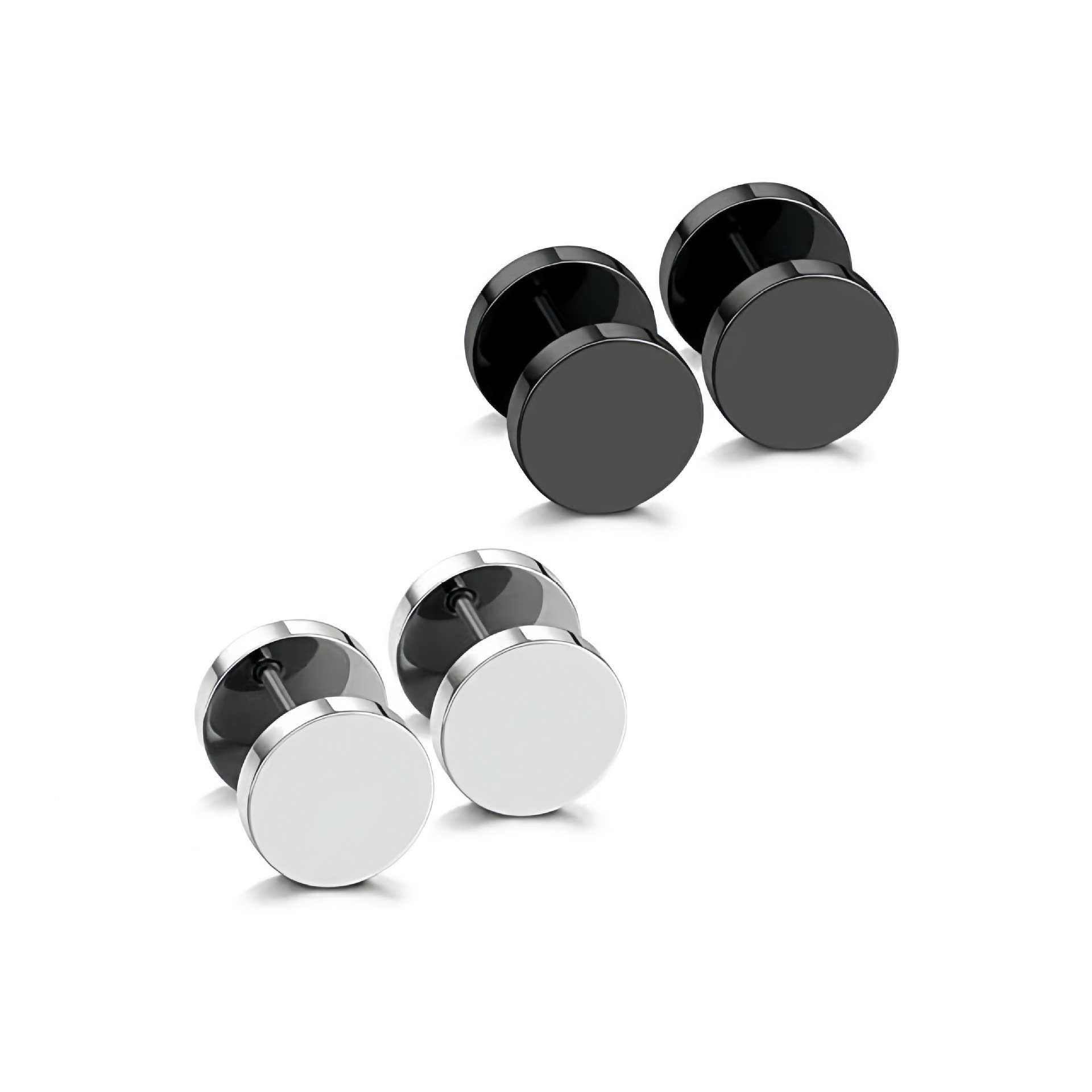 Personalidad torta barra de acero inoxidable nicho punk estilo de acero titanio embalaje de estilo masculino y femenino joyería de lujo ligero
