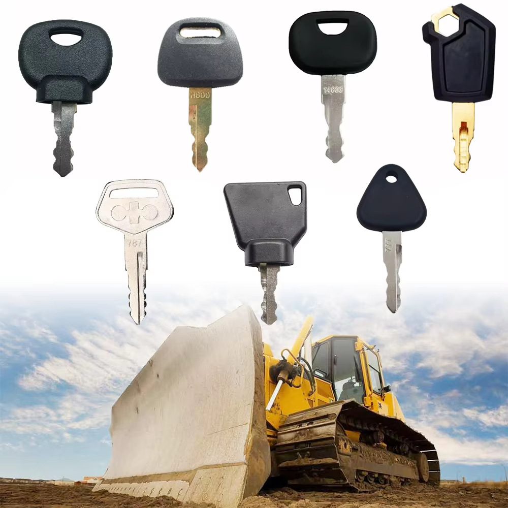 7PCS excavator keys are suitable for 14603, H800, 14607, 787, JCB, 777, CAT