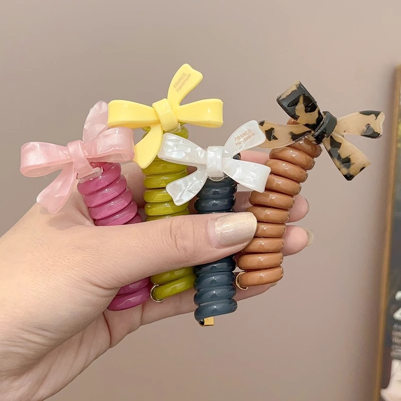 Burbuja trenzada cuerda de cabello magia cuerda de cabello femenina de alto nivel amor línea telefónica anillo de cabello de alta elasticidad correa de cabello de cola de caballo