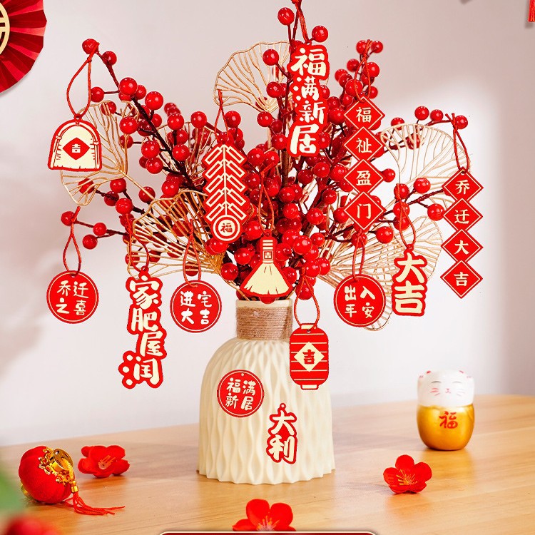 [베스트셀러] 작은 가벼운 끈을 보내는 단계별 꽃병 장식품