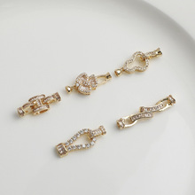 14K����ɫ�ʯ���J�� �ݷ�������ĸ���������β�� diy�Ʒ���