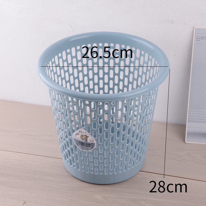 Basura hueca puede canasta de papel hogar descubierto basura de plástico puede sala de estar inodoro engrosado bote de basura al por mayor