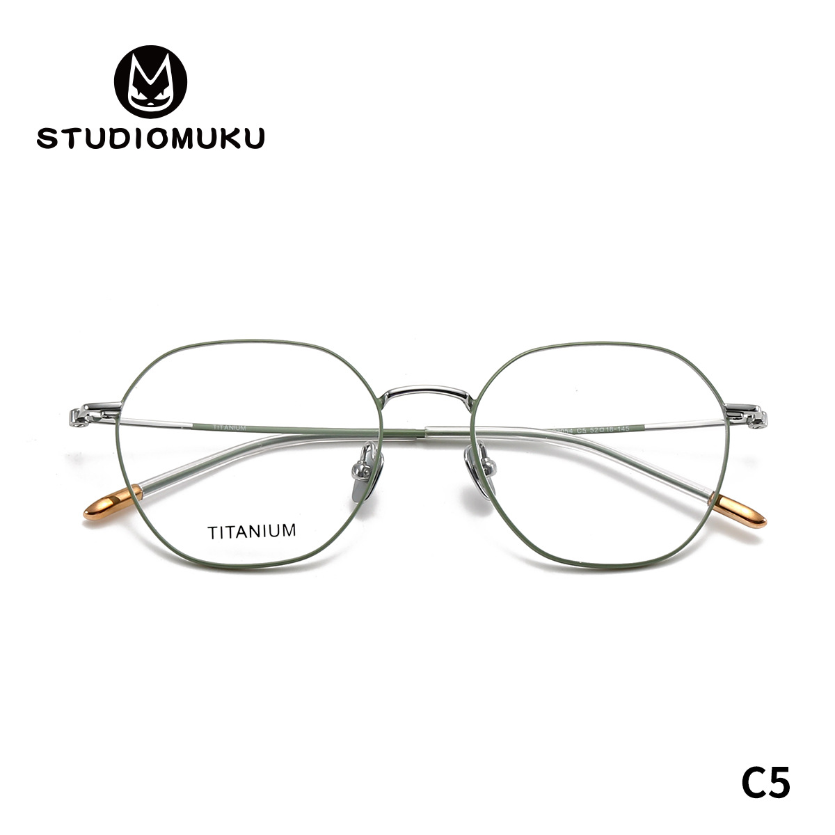 STUDIOMUKU gafas de madera cool, estilo retro versátil, fácil de atraer la fortuna, marcos de gafas, marcos de gafas tipo salsa