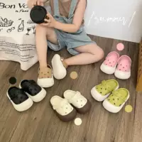 Летние мультяшные износостойкие шлепанцы для мальчиков, шлепанцы-сланцы