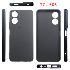 TCL 505 (T509K)(T5094) つや消し携帯電話ケース TPU 素材の落下防止および耐摩耗性保護カバーに適しています。