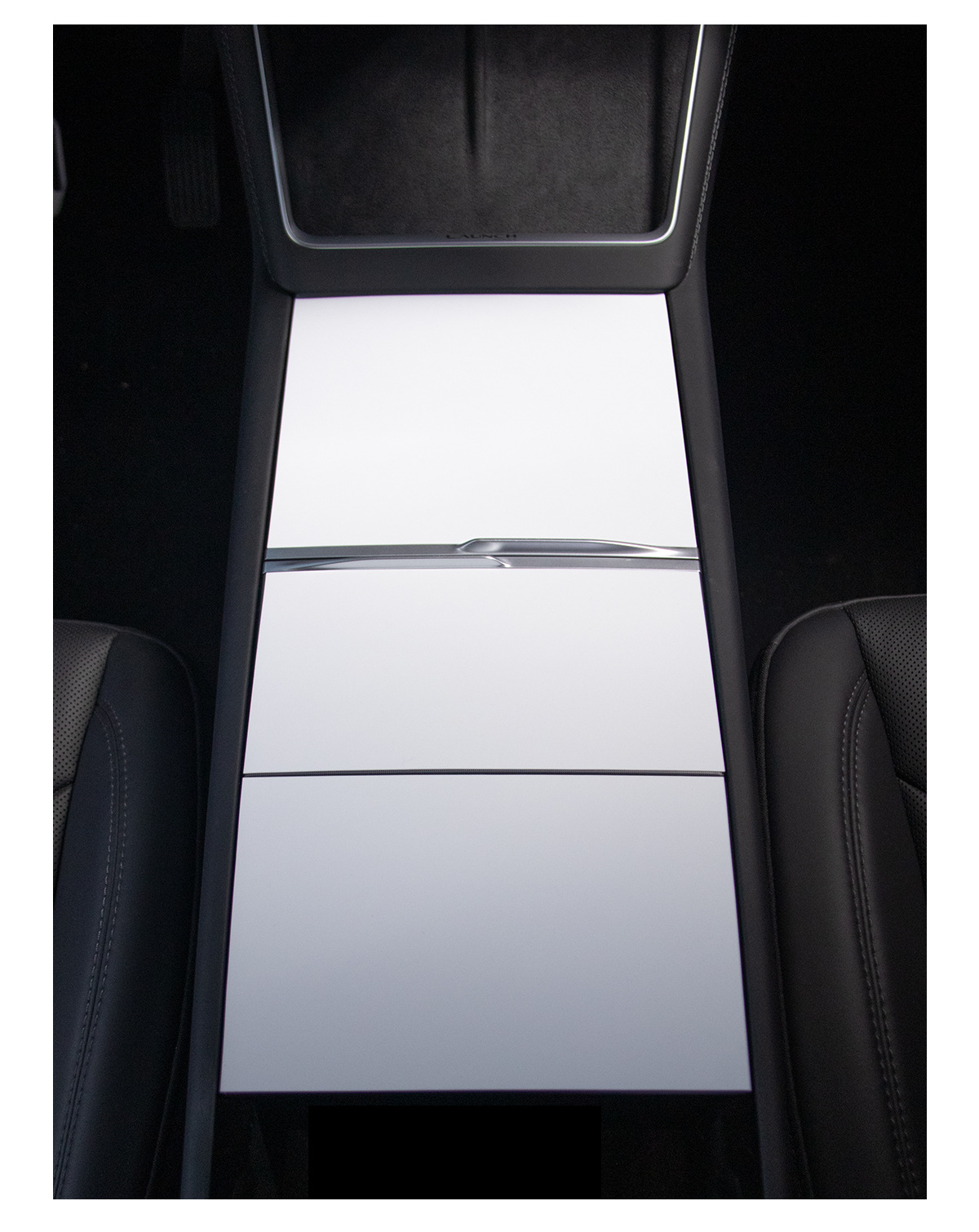 Suitable for Tesla Model 3/Y Central Control Panel Silicone Electrostatic Protection Sticker Anti-Scratch and Anti-Scratch Car Interior Accessories