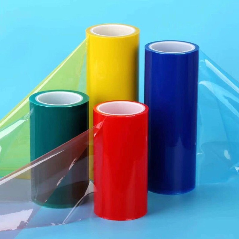 PE保护膜 网纹膜PET保护膜PVC静电膜PET离型膜厂家彩色保护膜