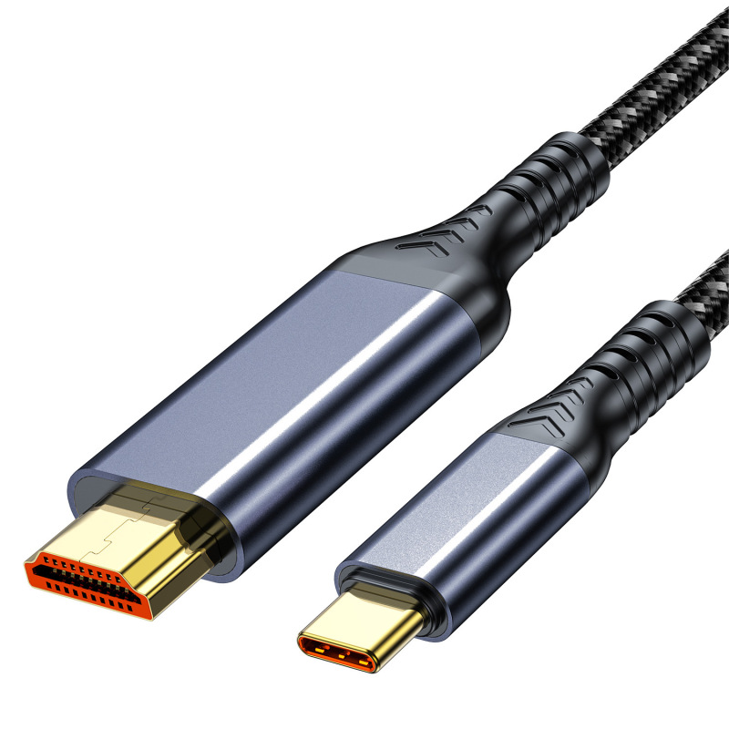 Type-C to HDMI ケーブル Thunderbolt 3/4/5 変換ケーブル USB-C アダプター拡張 4K 高精細スクリーン投影モニターケーブル|undefined