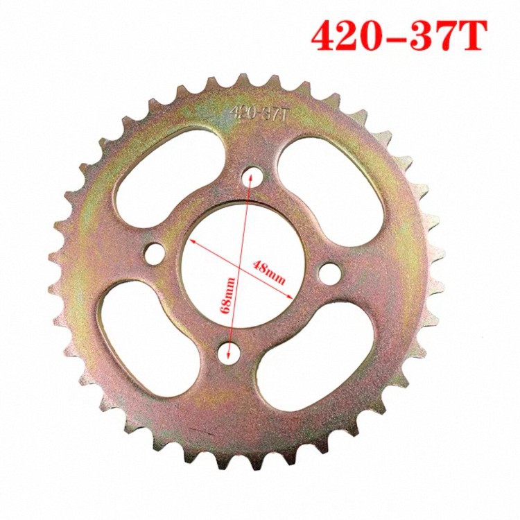 420 428 520 530 sprocket for motorcycle and go-kart speed-up modification, gear disc, fuel saver