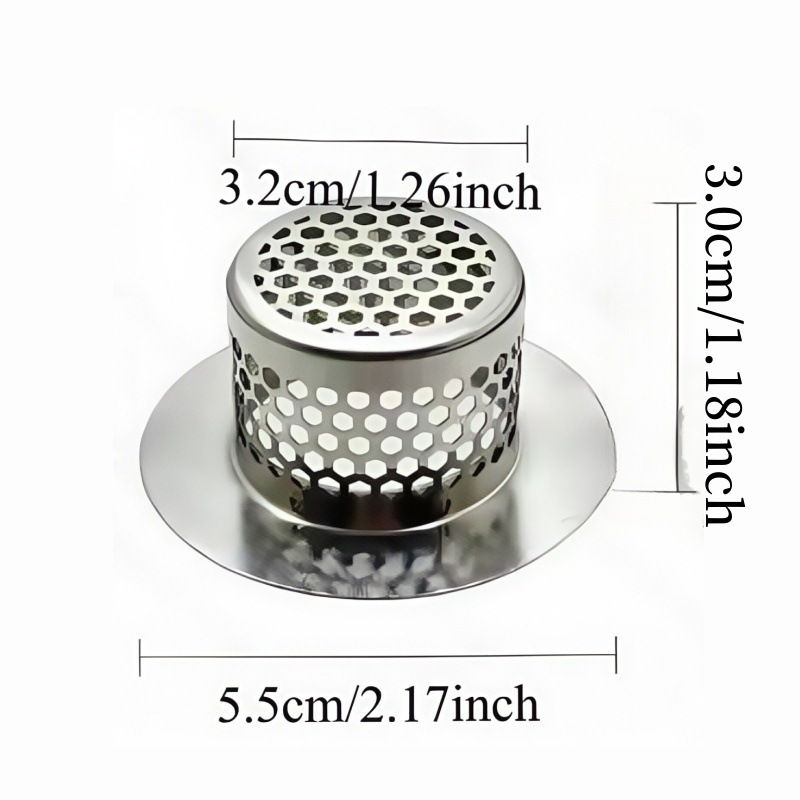 Filtro de Drenaje para Fregadero 304 de Acero Inoxidable Anti-obstrucción para Baño y Cocina image 10