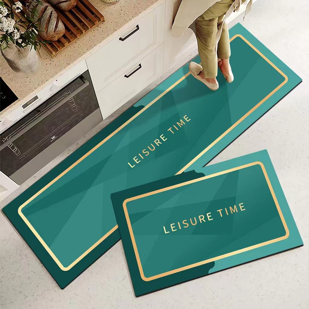 Cojín de absorción de barro de diatomeas cojín de suelo antideslizante de baño cojín blando de entrada sin lavado cojín de pies de entrada de absorción de agua secado rápido