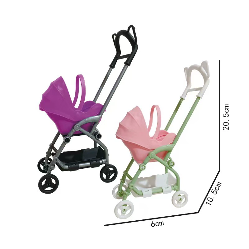 Оптовая продажа: детские игрушки для ролевых игр, мини-коляска для младенцев, пластиковая имитационная коляска BB для малышей