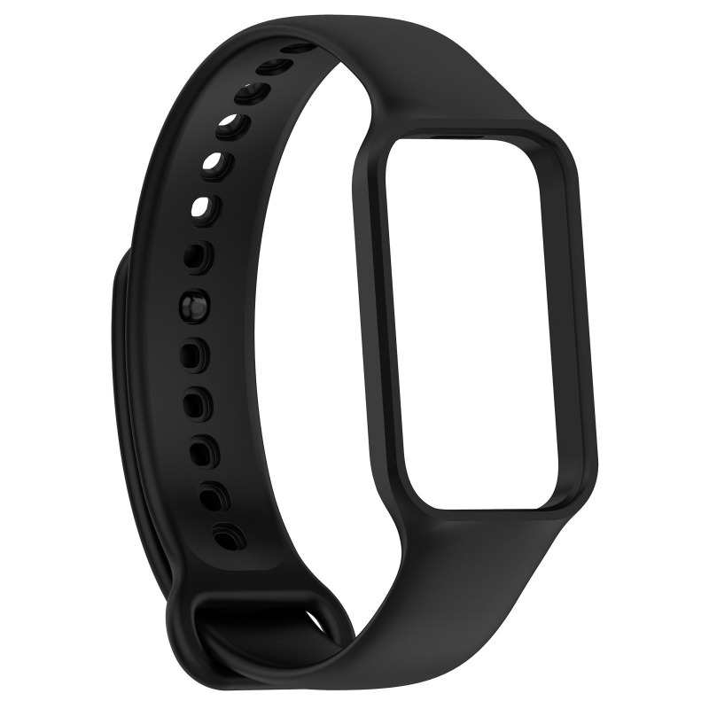适用红米Redmi手环2表带小米手表8active液态硅胶运动替换腕带|undefined