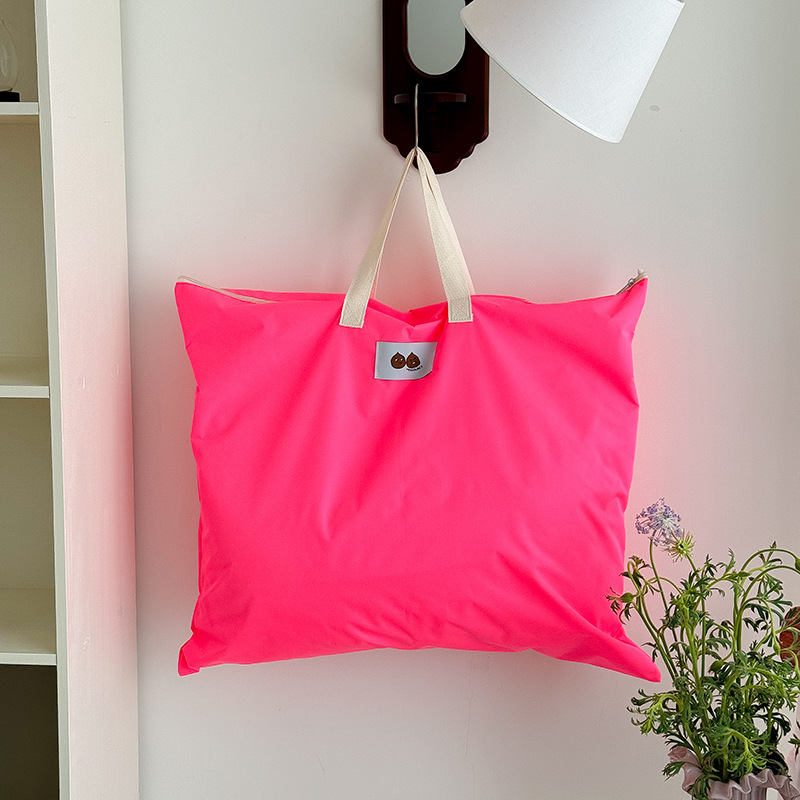 Bolsa de hombro coreana de color sólido para niños y niñas, bolsa de edredón de gran capacidad para bebés de jardín de infantes, nueva bolsa de viaje