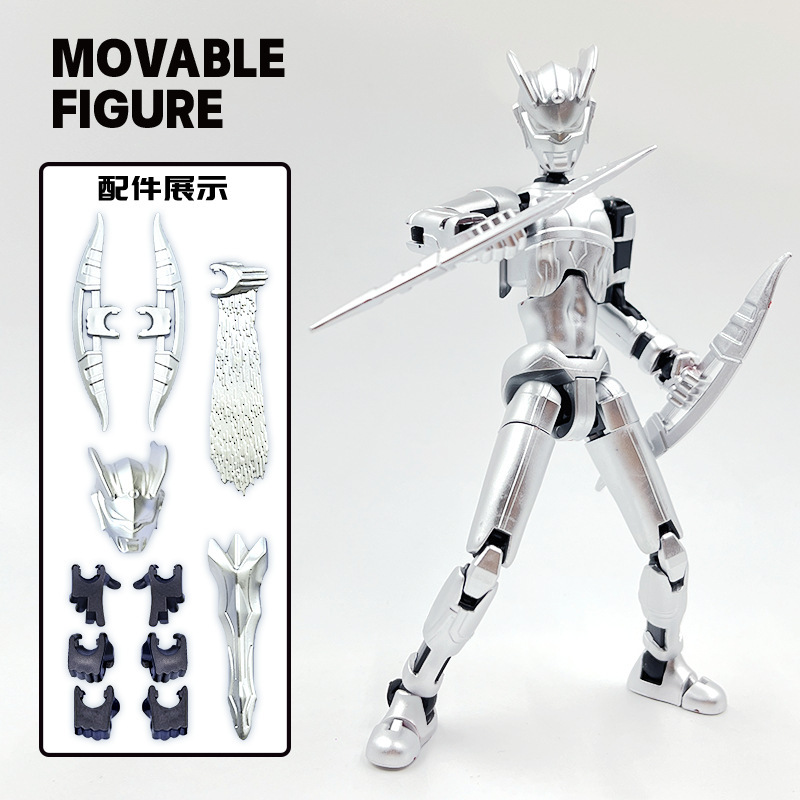 제로 5세대 실버와 블랙 [손 6개 + 무기 4개 + 헬멧]