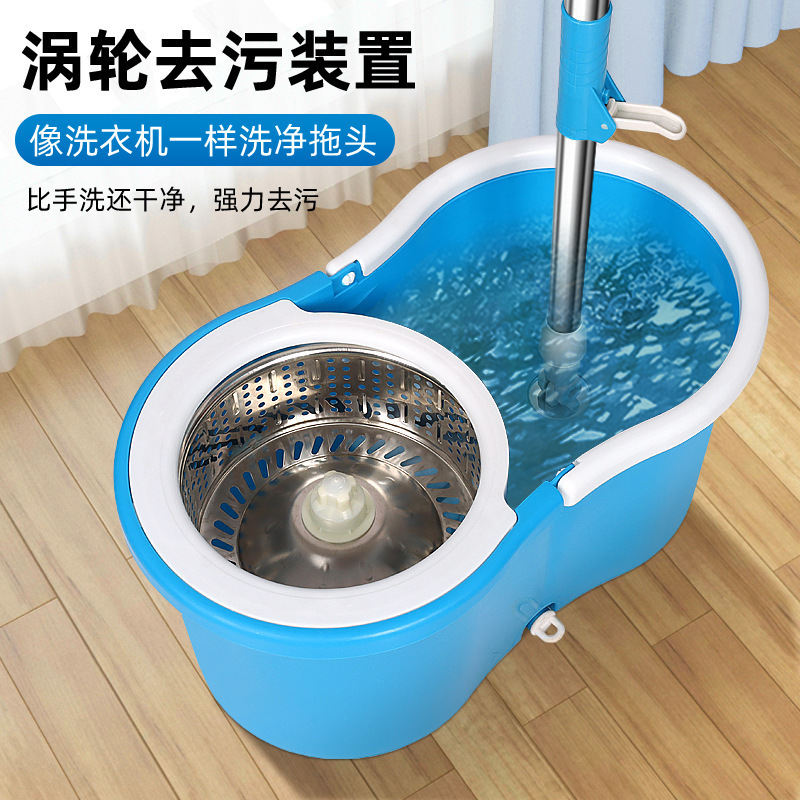 Fabricantes de procesamiento de trapos giratorios buenos trapos de doble conducción sin lavado a mano trapos de barril perezoso trapos varilla de acero inoxidable