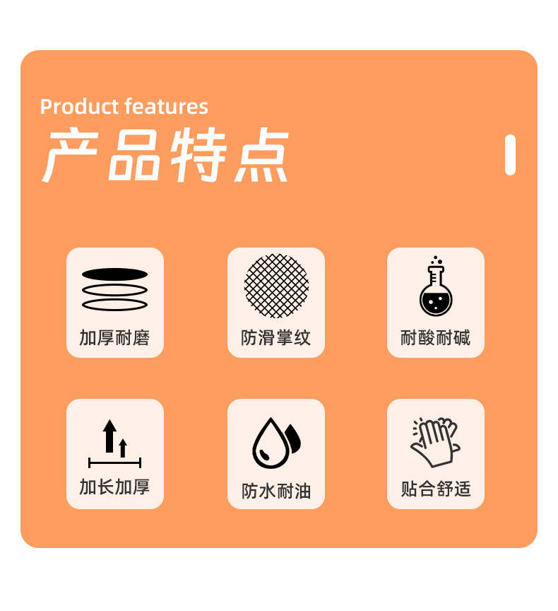 橡胶手套劳保耐磨