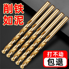 批发立昌麻花钻头不锈钢金属钻铁专用高硬度含钴直柄手电钻钻头