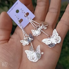 热销新款蝴蝶结长款流苏耳环时尚夸张女士树叶耳坠耳线满包邮