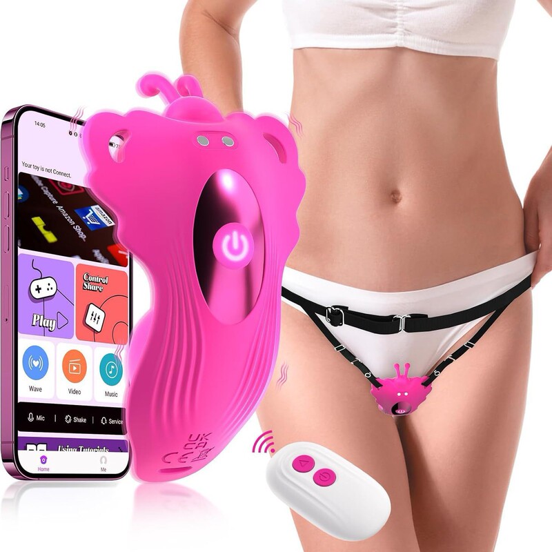 Feihuo Underwear Wearable App Controls Women's Clitoral Stimulation When Going Out, Invisible Wearable Vibrating Masturbation Device