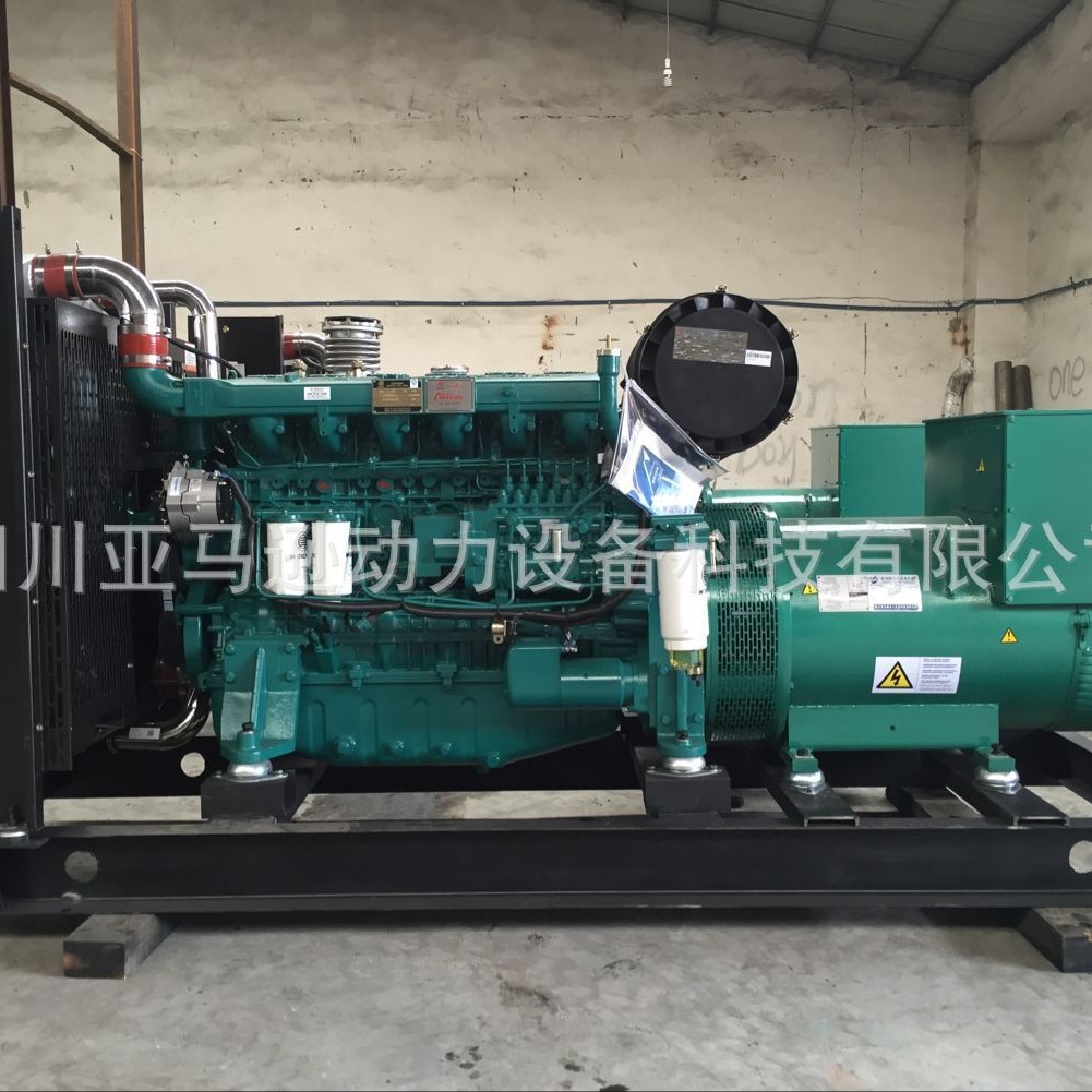 厂家供应 350KW潍柴发电机组 工地常用型 无刷全铜柴油发电机