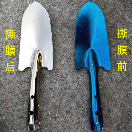 Stainless steel small shovel garden and forest tools pot planting vegetable trowel shovel gardening digging soil succulent seafood gathering flower shovel