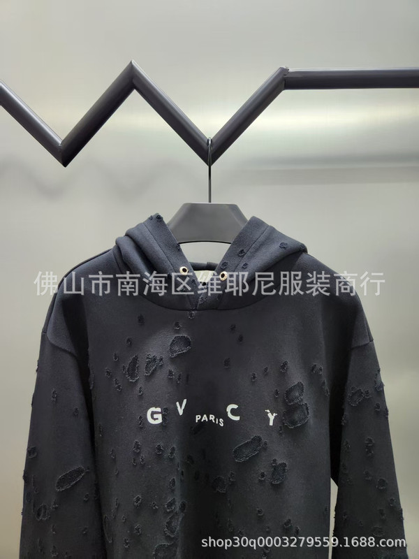 Dujia 正しいバージョン GV ホールとウェアラブルレターフード付きスウェットシャツハイストリートヘビールーズ多用途スポーツパーカー|undefined