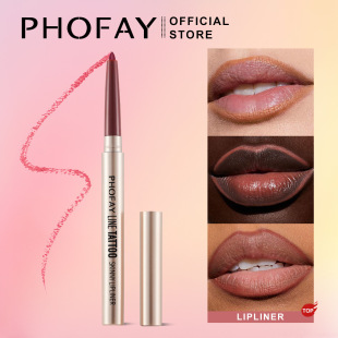 Phofay Velvet Mist Fine Detail Lip Liner Silky and Delicate Filling Lipstick No. Smudged Affordable Cross-Border