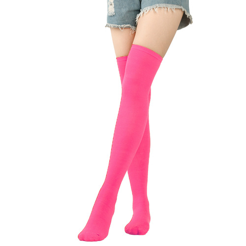 Diagonal striped Christmas socks cross-border Halloween knee-high socks purple socks women's green stockings European and American twill stockings
