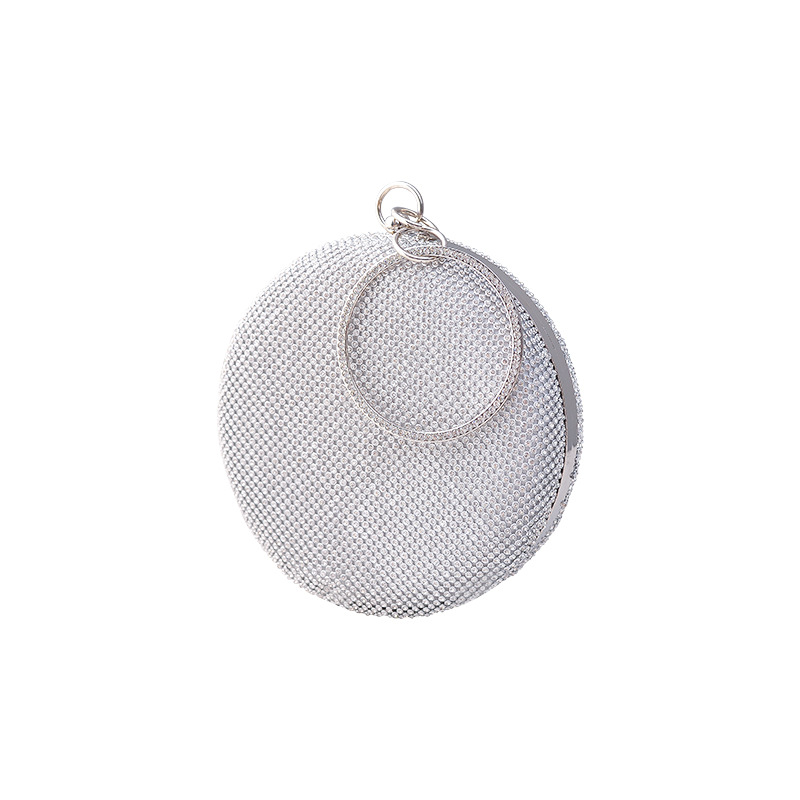 Bolso de noche transfronterizo Bolso de banquete incrustado en diamantes Bolso de mujer Cena de fiesta europea y americana Vestido de cena de embrague Bolso de noche de las mujeres