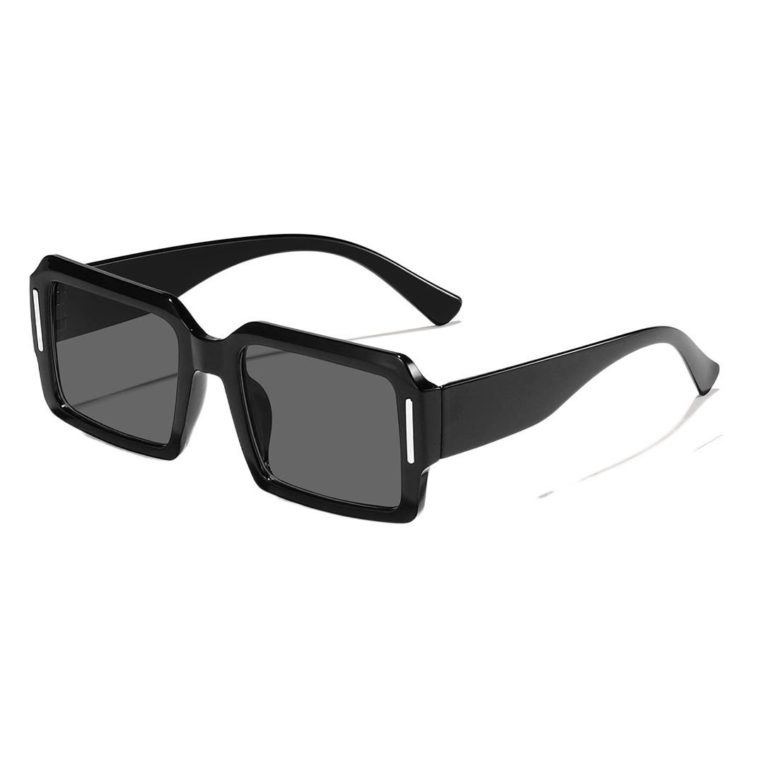 2024 transfronteriza nueva caja cuadrada europea y americana mi clavo cyberpunk llano gafas de sol al aire libre desgaste esencial gafas de sol