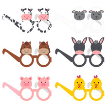 6pcs�羳ũ�������۾���ͯ�����ɶ�װ�����յ���ֽ���۾���������