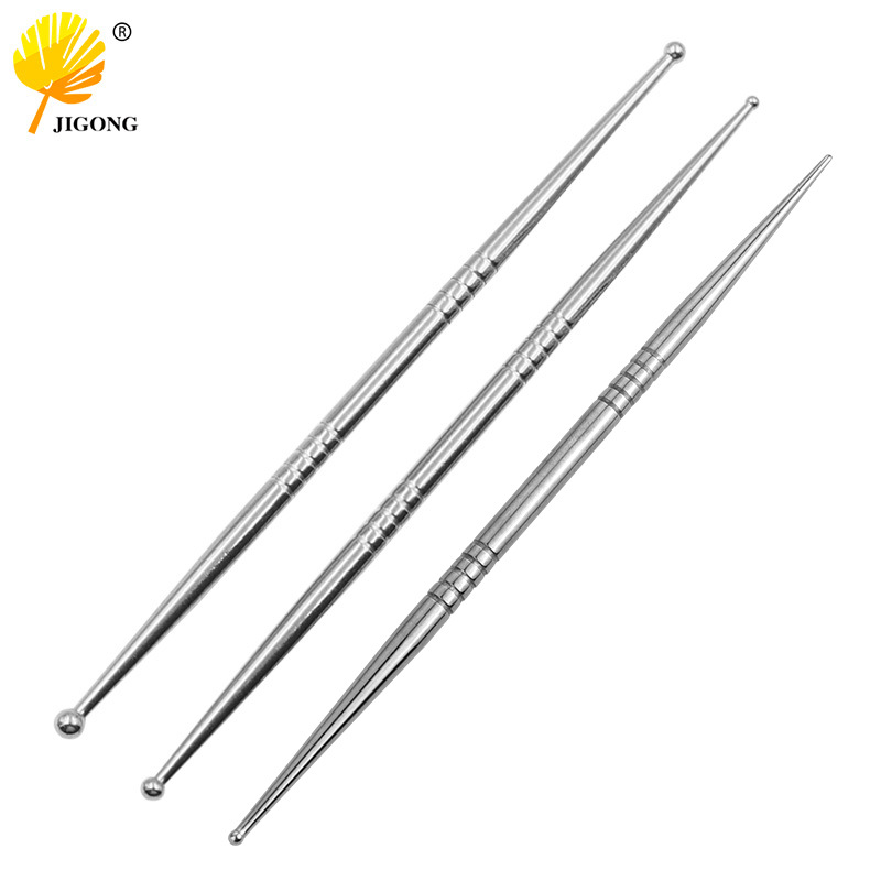 批发不锈钢陶泥雕刻丸棒软陶泥石塑黏土手工diy粘土手办雕刻工具