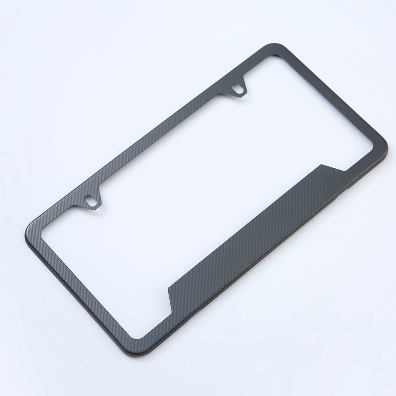 Fábrica al por mayor de la placa de licencia de coche transfronterizo marco de la placa de licencia marco europeo y americano estándar modelo de la placa de la licencia de coche modificado