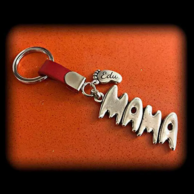 Keychain stainless steel for mother's day, creative pendant, accessory