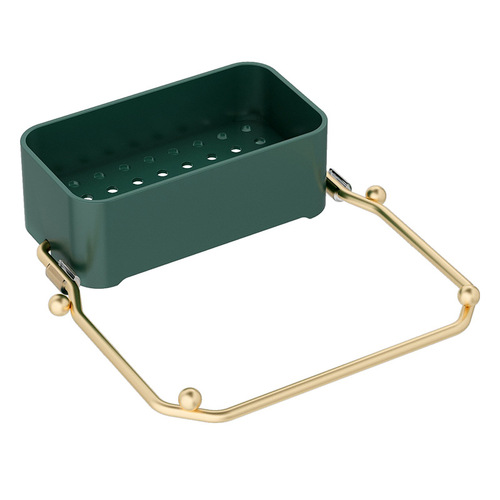 Kitchen Drainage Mesh Basket for Food Waste, Leftovers, and Residue – Includes Disposable Sponge Scrubbers and a Drain Rack for E-commerce Buyers