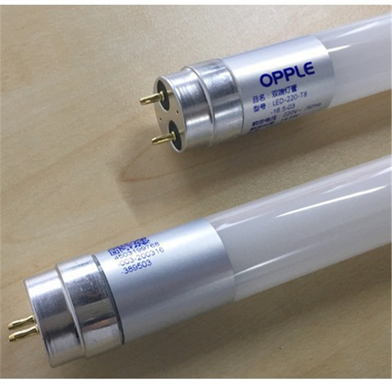 欧普照明LED灯管玻璃T8日光灯管单端接电输入20W\15W\10W各种应用|undefined