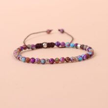 佛珠手链4mm帝皇石友谊手链情侣瑜伽手链饰品礼物