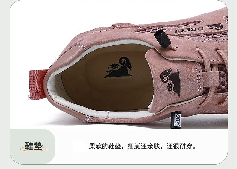 Giày thể thao unisex cỡ lớn thoáng khí lưới mùa hè, đế bằng — 661 Màu đen, 661 màu cát, 661 màu hồng, 661 màu nâu chi tiết 9