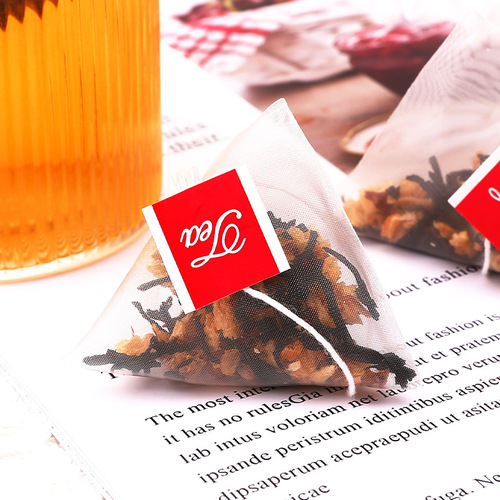 Lychee black tea freeze-dried lychee flavored black tea triangular bag health herbal combination substitute tea tea bag drop shipping