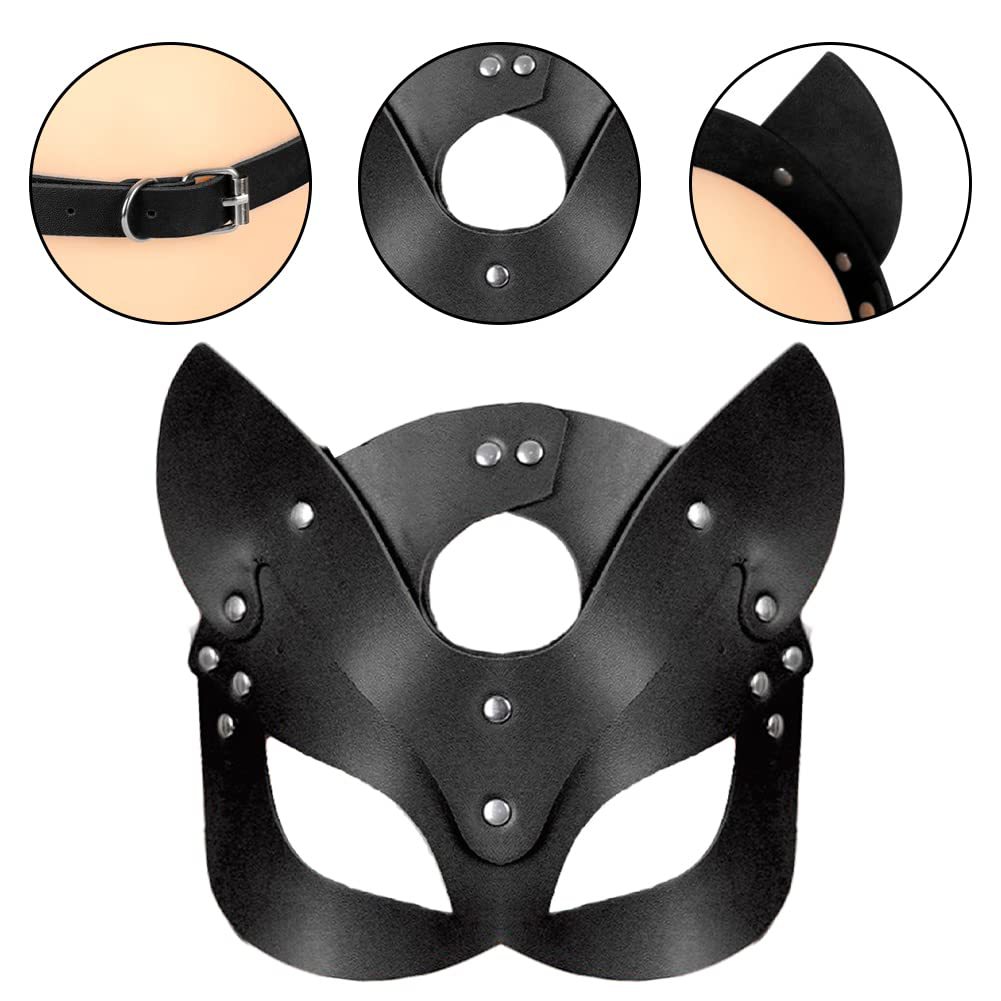Leather Cat Mask - Image 3
