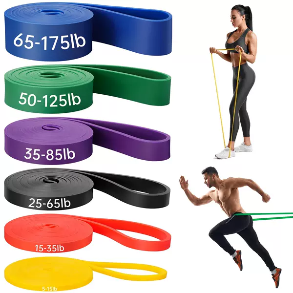 Elastic Resistance Bands for Fitness, Men's Resistance Bands for Strength Training, Pull-Up Assistance Bands, Elastic Ropes for Women