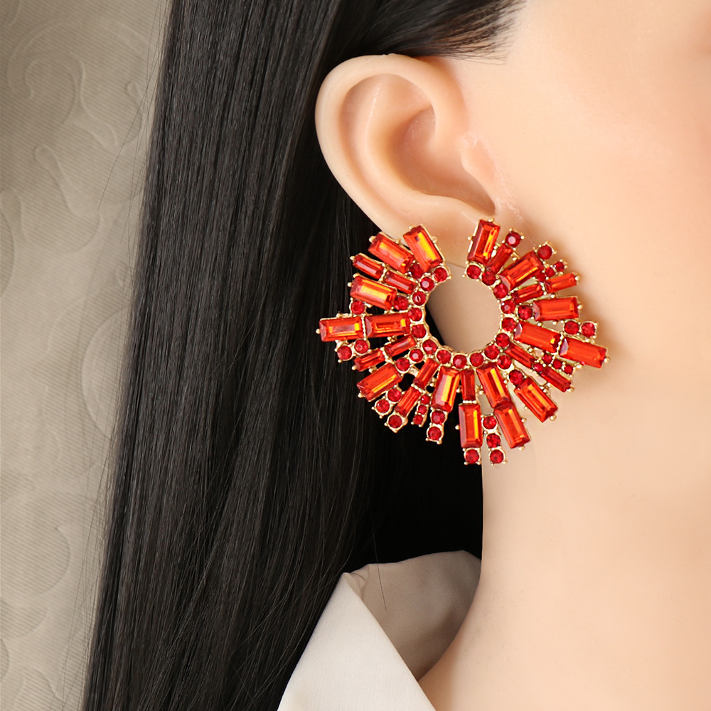 Pendientes Elegantes De Diamantes De Moda Coreana display picture 23