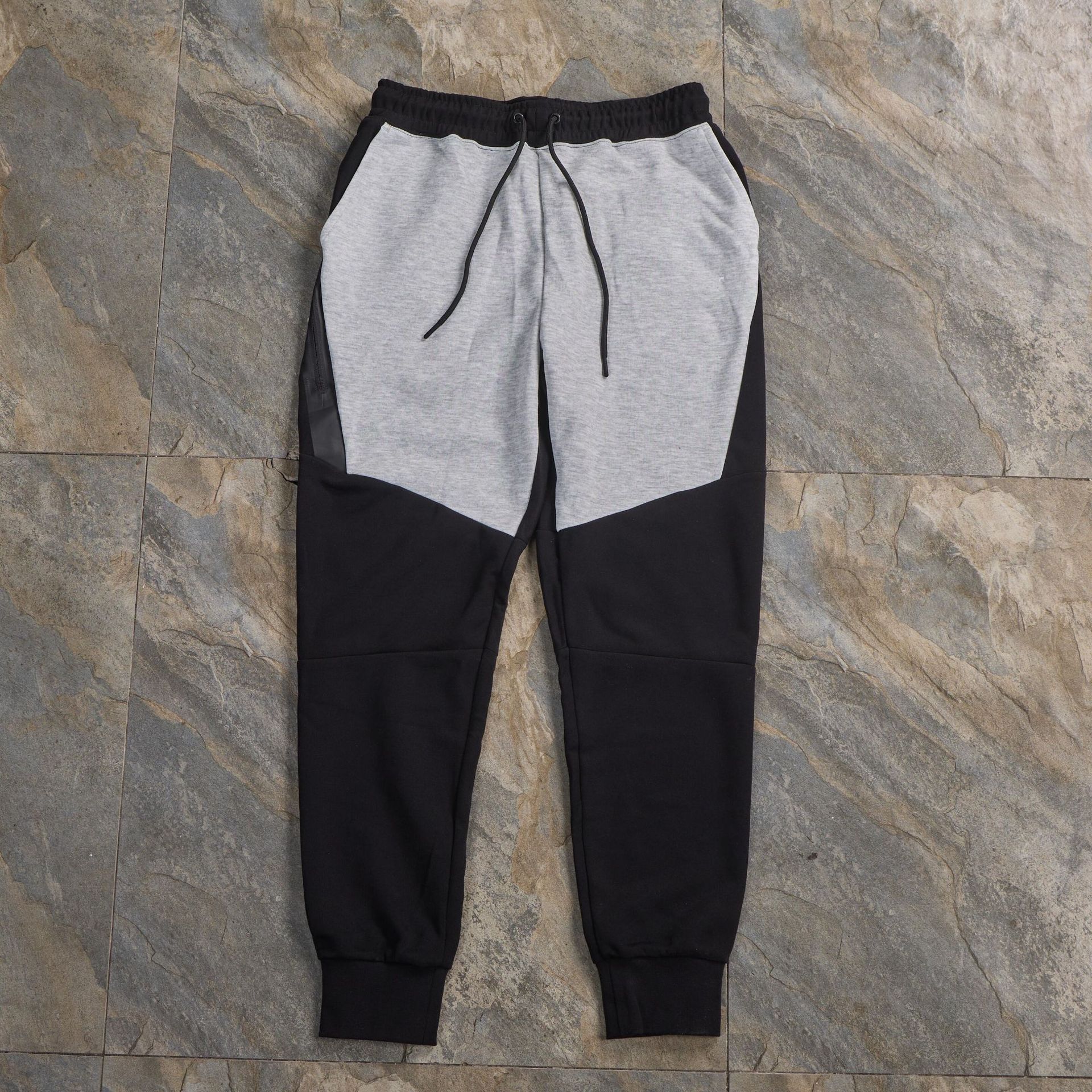 Nuevos pantalones de protección de primavera y otoño para hombres, pantalones casuales deportivos de aire de algodón, pantalones casuales con cuerda, pantalones delgados con pies pequeños