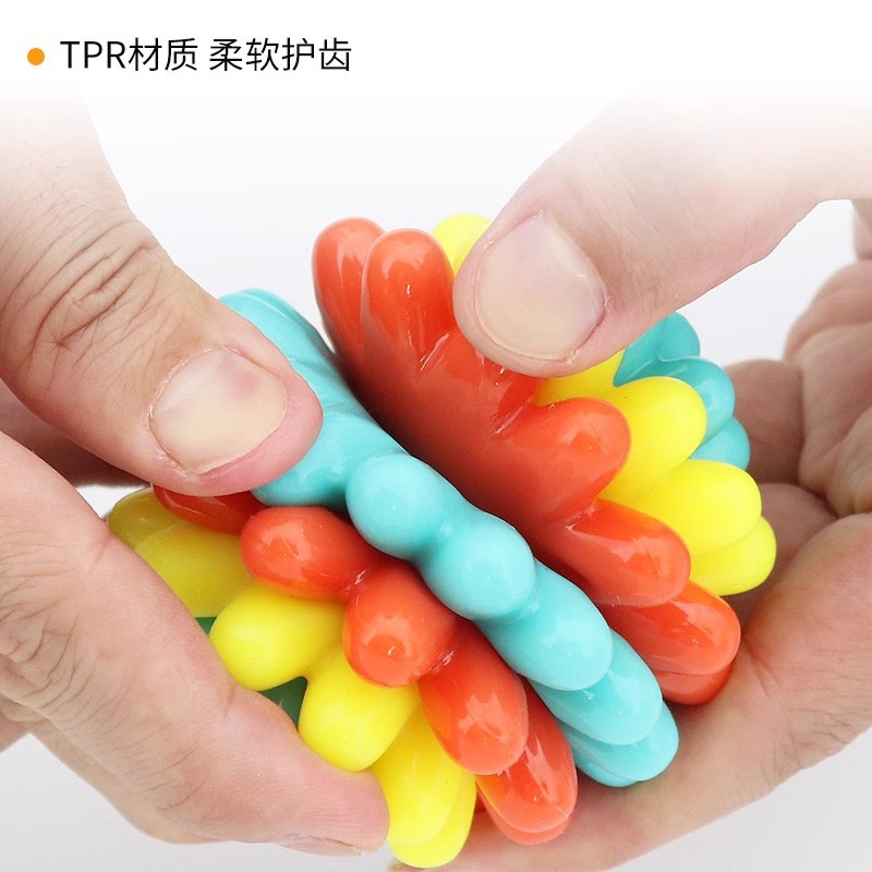 Nuevo color transfronterizo muelas de dientes limpiadores de dientes juguetes resistentes a la mordida bola de entrenamiento de perros para acompañar a perros grandes juguetes de mascotas image 3