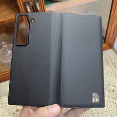 サムスンW25携帯電話ケース真皮磁気吸引カバー革カバーW25超薄型全包素皮保護カバー転倒防止ケースを適用